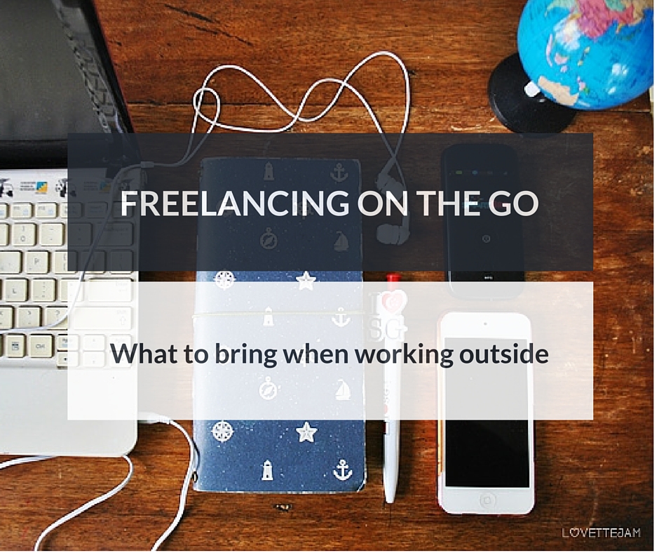 Freelancing on the go: What to bring when working outside
